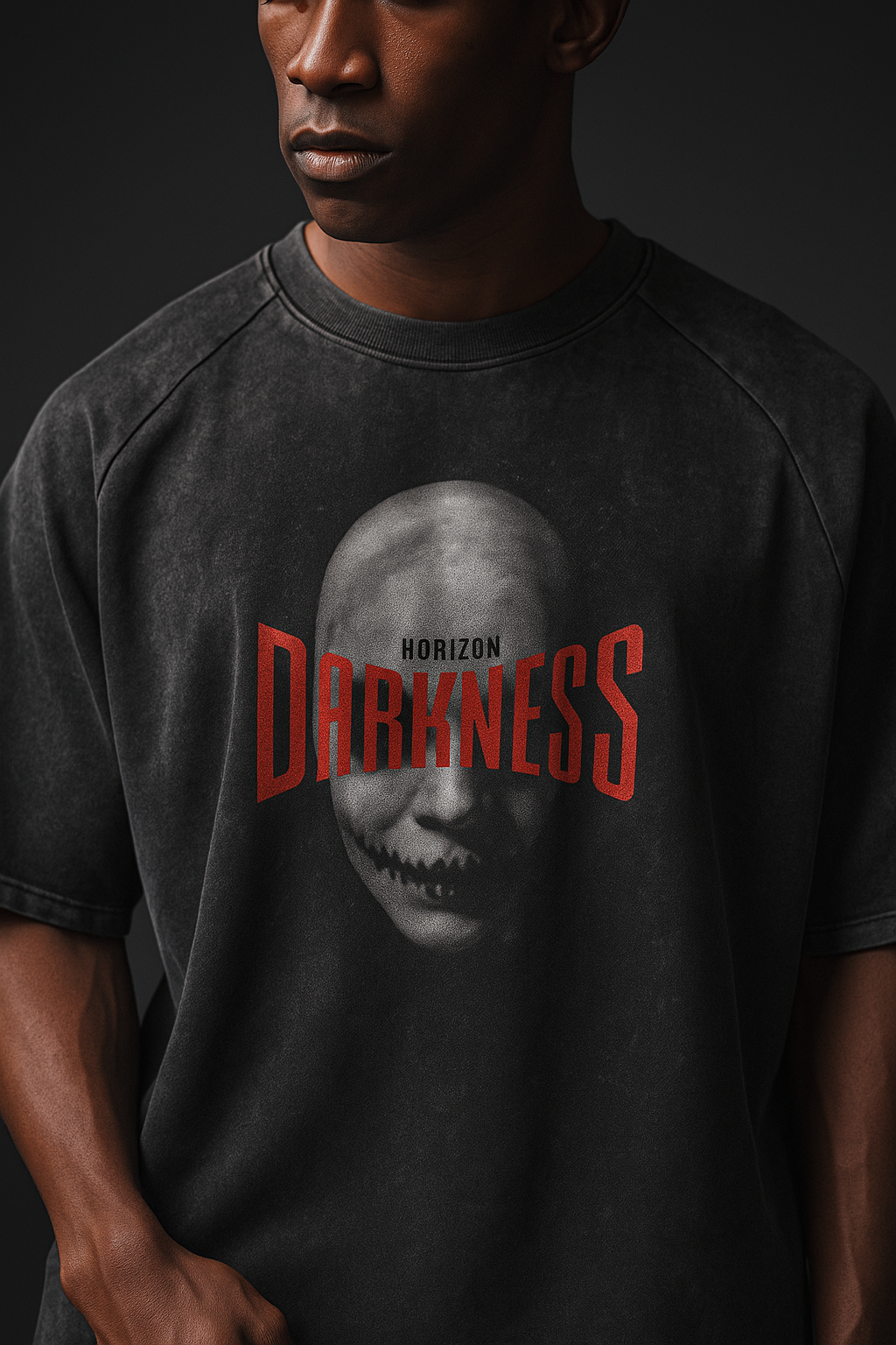 Unisex Acid Washed Oversized Tee