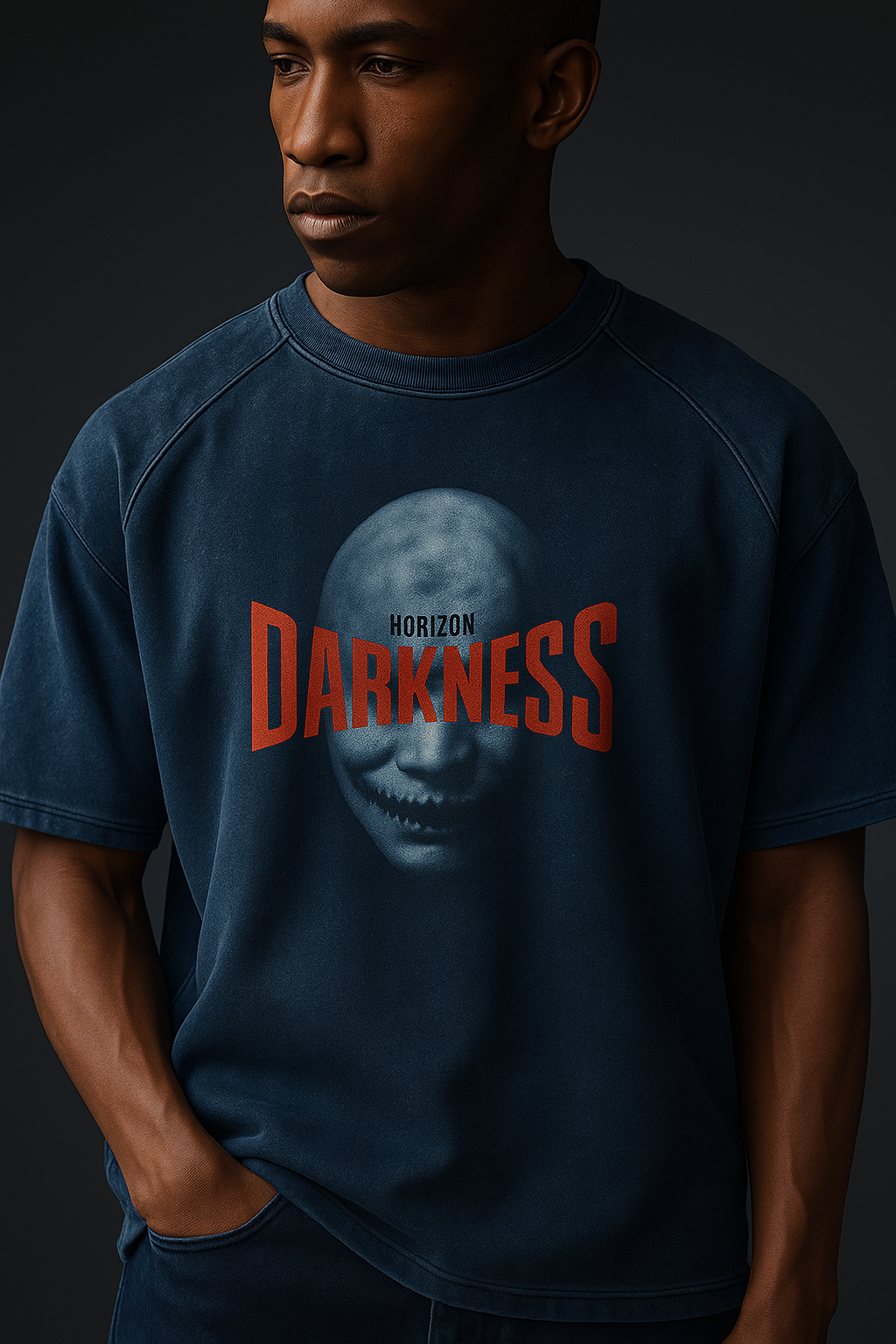 Unisex Acid Washed Oversized Tee